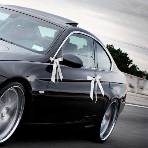 100 kpl Hienoja Hääautojen Nauha Ruusukkeita Nauha Ruusukkeita Autojen Tuolien Koristeluun