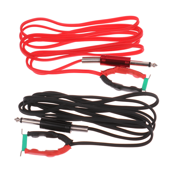 IC Power Silikonkabelklemme Sladdholder Standard Phono-stik Sort