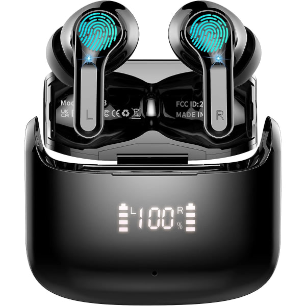 IC Bluetooth-hörlurar, Hörlurar Trådlösa Bluetooth 5.3 In Ear-hörlurar