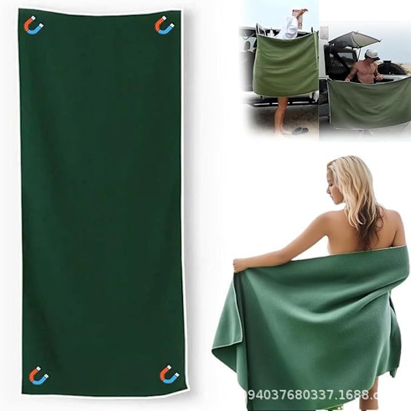 Magnetisk badehåndkle for utendørs bruk 【Magnetic bath towel】white