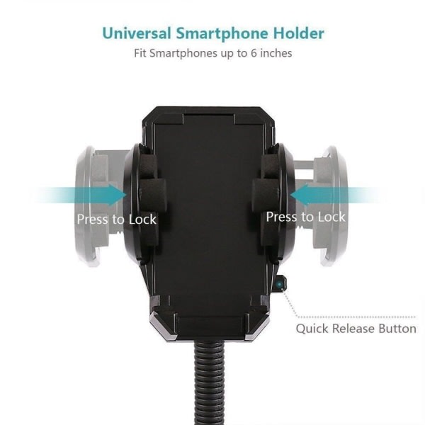 IC Bilmonteringsholdere Cradle Dock Vindrute til iPhone GPS-mobiltelefon