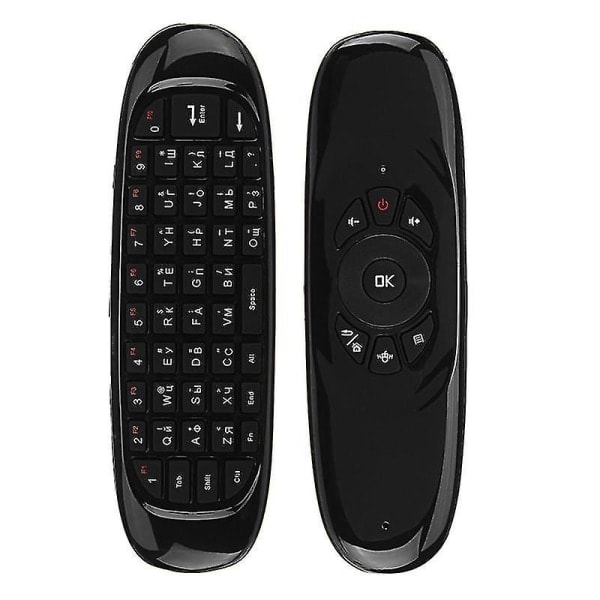 IC Ryska Engelska Thai Arabiska C120-axel Gyro 2,4g Luftmus Tangentbord