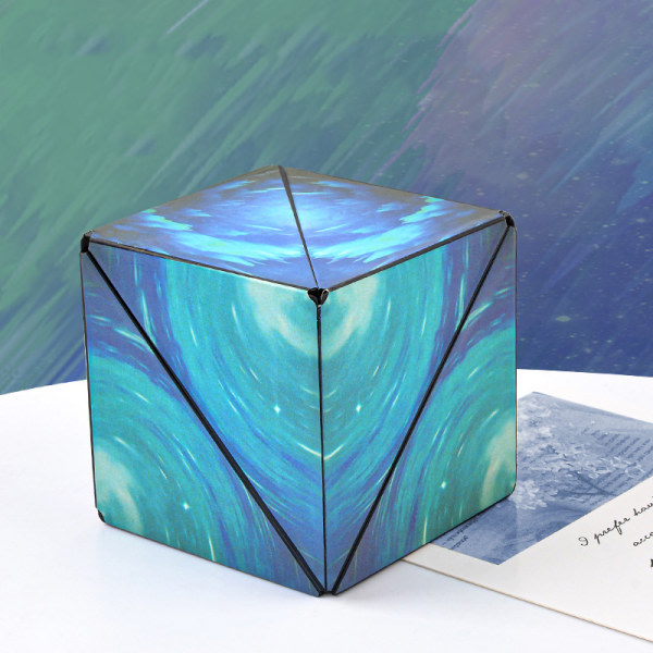 Magnetisk terningkomprimering 3D håndflip-puslespil