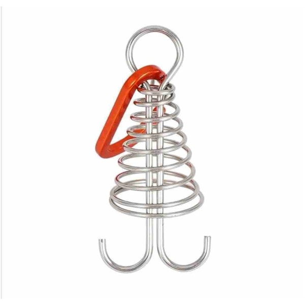 Octopus Deck Peg 10st/ set Rustfrit stål Telttilbehør Board Peg Spiral