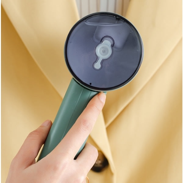 IC Bärbar hushållsstrykmaskin Handhållen ångstrykjärn Vikbar Garment Steamer-EU (grön)