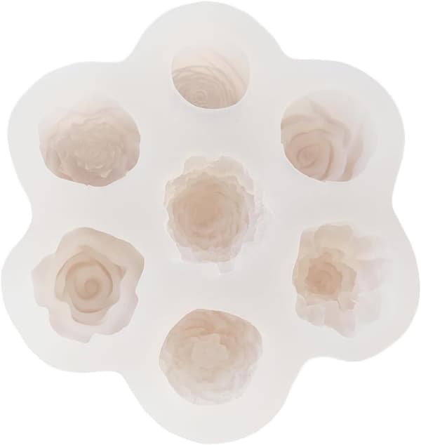 Blomst Silikoneform Sæt til Rose og Pæon Fondant Kagepynt, Slik Chokolade Ler Gum Paste, Grå