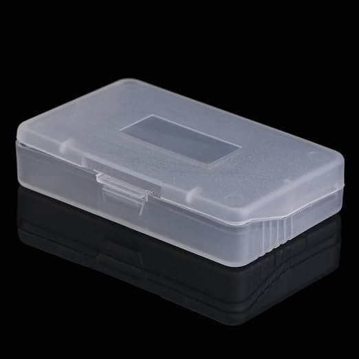 Transparentt spelkassettsfodral för Nintendo Game Boy Advance GBA, hållbart dammtätt skydd i ABS för spelkort