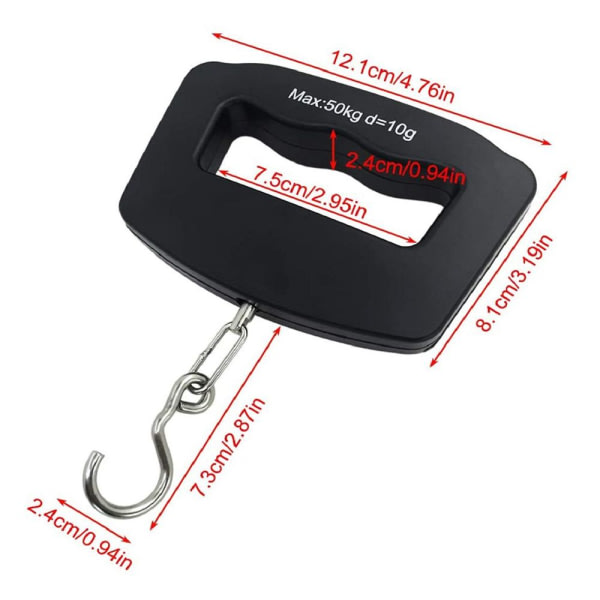 IC Digital Bagagevægt Elektronisk LCD-vægt ROPE scale 50KG ROPE Rope Scale 50KG