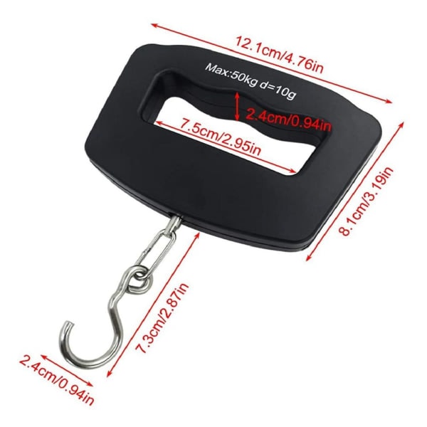 IC Digital Bagasjevekt Elektronisk LCD-vekt ROPE scale 50KG ROPE Rope Scale 50KG