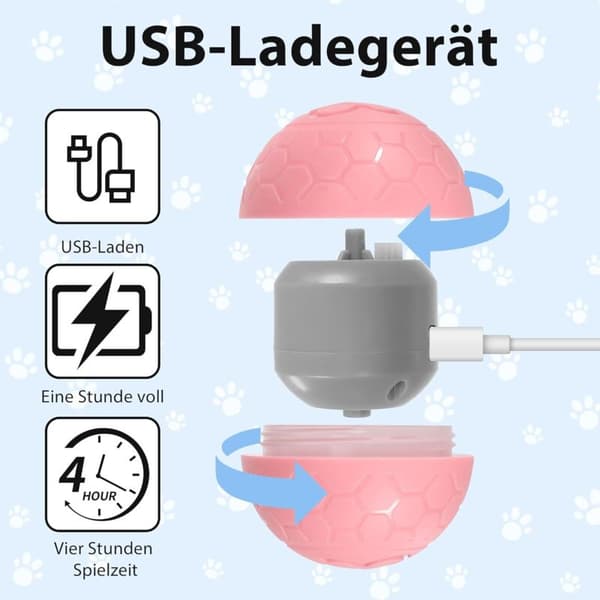 Interaktiv boll för hundar, intelligens, hundleksak