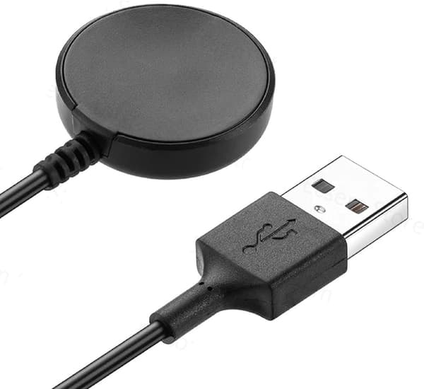Trådløs oplader - 1 meter - Sort - Velegnet til Samsung Galaxy Watch