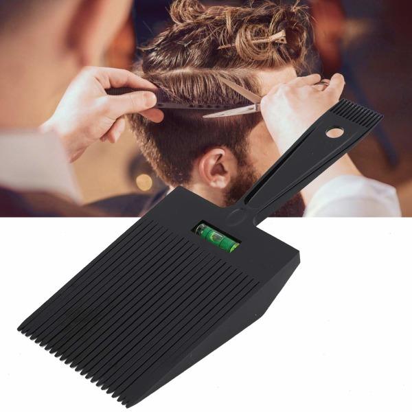 IC Dubbelkam Hårkam Barberklippare Flat Top Styling Kam med Svart