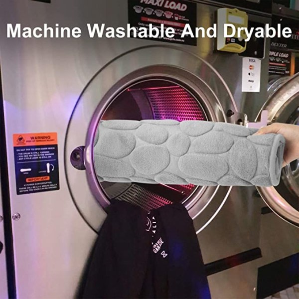 IC Memory Foam Bademåtte Skridsikker Bademåtte Grå