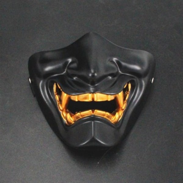 IC Cosplay Mask Peli Half Face Airsoft Oni Mask Halloween Mask