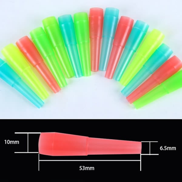 IC 100 st engångs BPA-fria plastmunstycken Vattenpipa slang muntillbehör