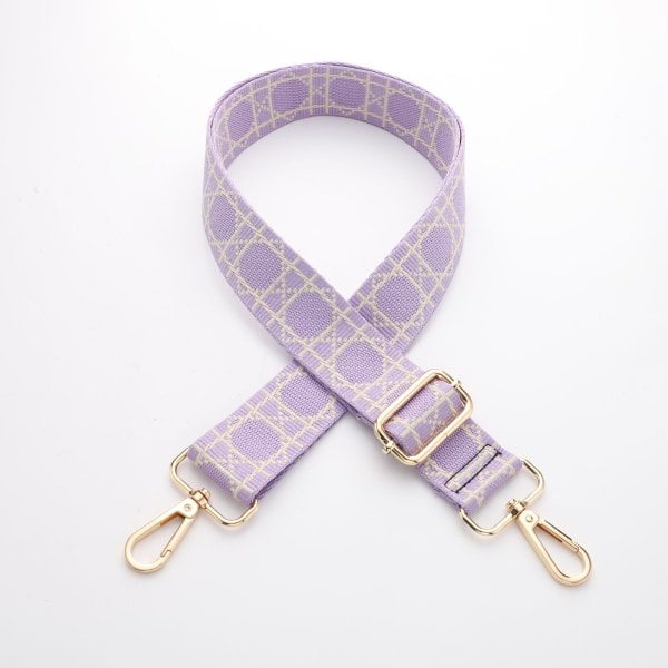 IC 1 st Bred väska Strap Damaxel Crossbody-väska Bälte Purple