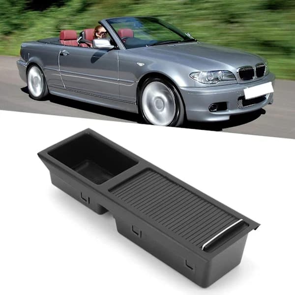 Car Center Console Tray Storage Insert Cup Holder 51167038323 Fits For 3 Series E46 1998-2007