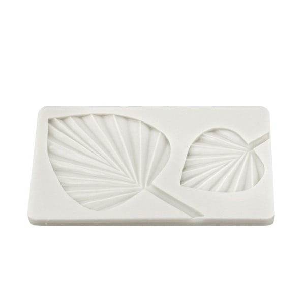 IC Palm Leaf Silikon Sugarcraft Form Resin Tool Cupcake Bakning Mo
