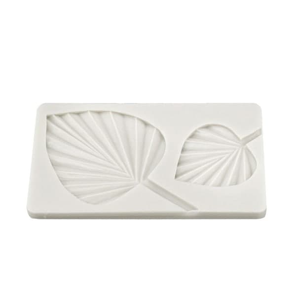 IC Palm Leaf Silikone Sugarcraft Form Harpiks Værktøj Cupcake Bageform