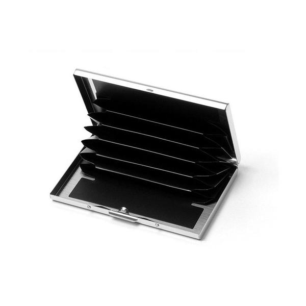 IC Korthållare med fack - luottokortit - metalli - plånbok - Vit