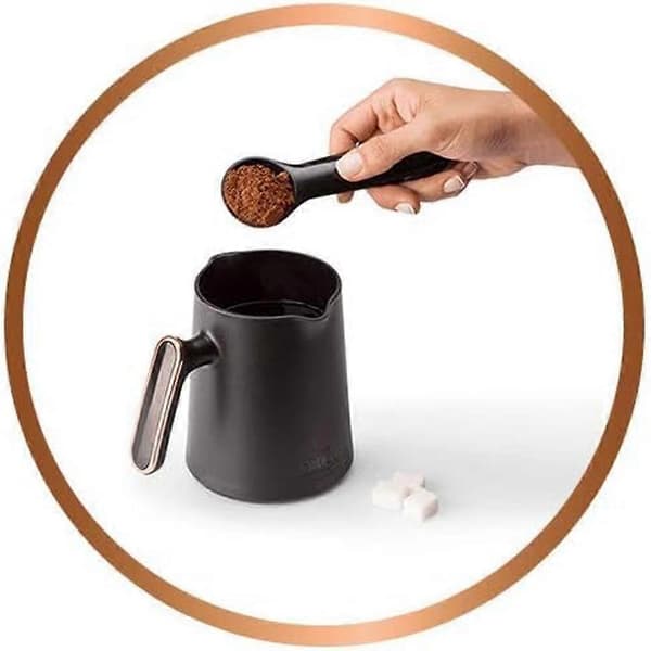 Minio Turkisk Kaffebryggare, 4 Koppars Kapacitet, Anti-Överflöde, Kopparfärgad