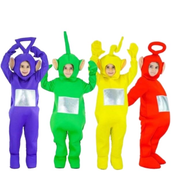 Tinky Winky Teletubbies Lapsen Hieno Pukeutumispeurapuku Punainen 130