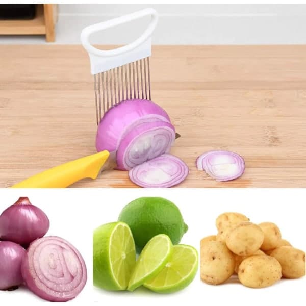 IC NOE 6 Løg Holder Værktøj Rustfrit Stål Citron Kartoffel