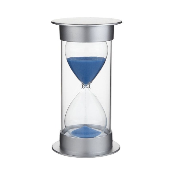 Sandur med køkkentimer og tid på 5 min 10 min 30 min (5 min Sølvblå)