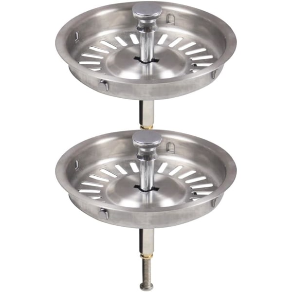 IC Qs229c002*2-U 92 mm Gammel Diskvasksafløbsprop 2-pak, 9,2 cm