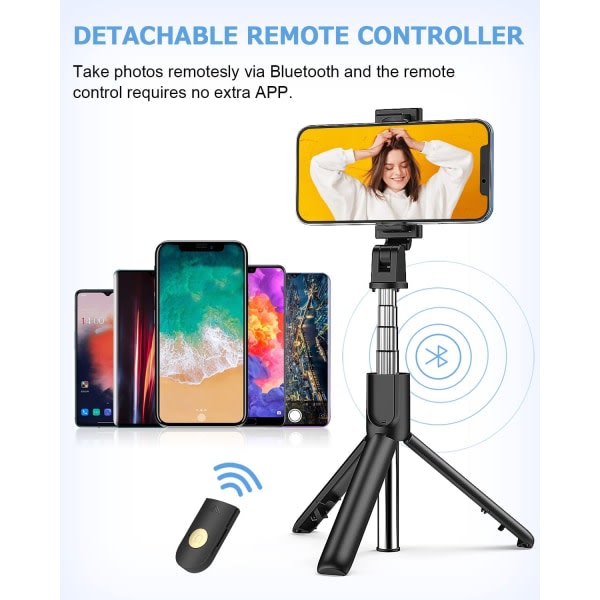 IC NOE Selfie-tikku Statiivi, 3-in-1 Mini Selfie-tikku