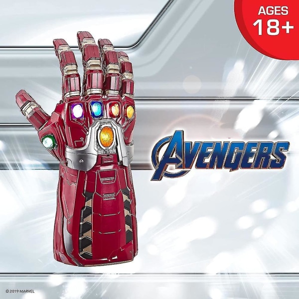 Avengers Legends -sarjan Endgame Power Gauntlet -nivelletty elektroninen nyrkki, ruskea, 18 vuotta ja sitä vanhemmat