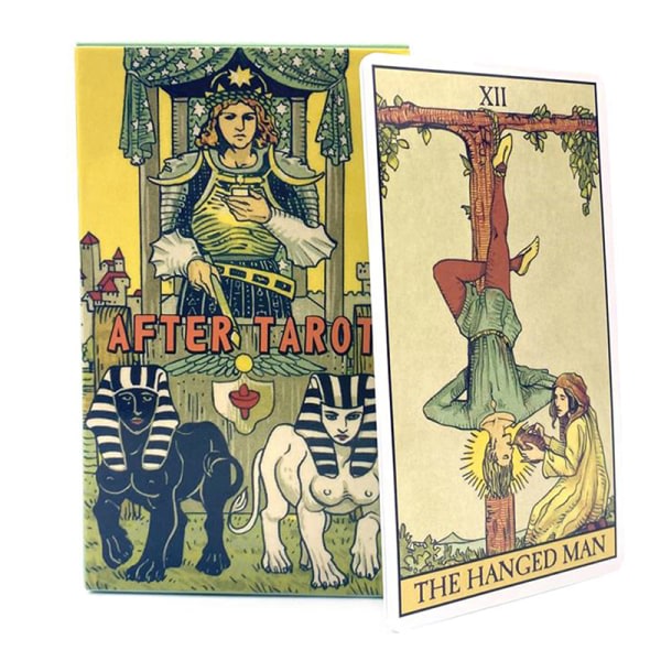 IC Efter Tarot Cards Deck Prophecy Fate Divination Deck Family Par Multicolor one size