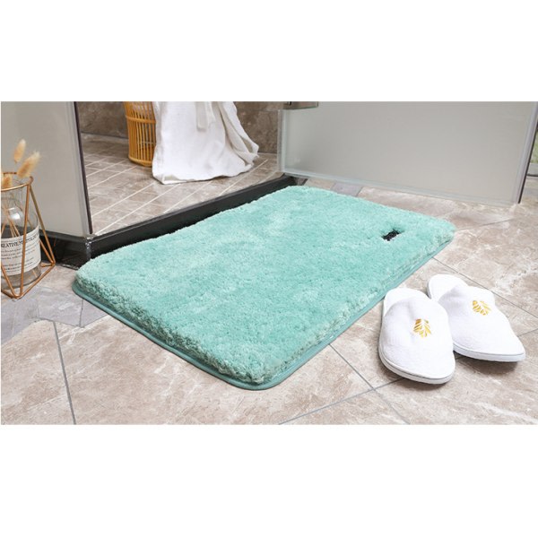 IC Tjocka golvmattor, absorberande hushållsmattor för badrum, halkfria mattor (Brun-lila tjocklek 3cm, 60cm × 90cm),
