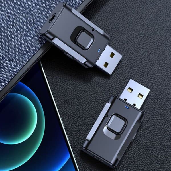 IC USB-vastaanotinlähetin ja 3,5 mm:n Aux-langaton sovitin