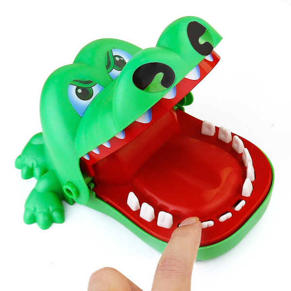 IC Krokodilfingerbitande leksaker fingerbitningsspel