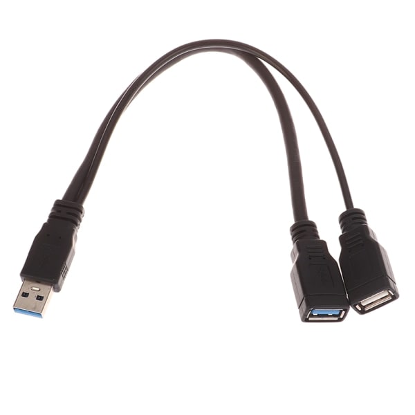 IC Ny USB 3.0 A-hann til 2-port Data Hub Power Ex