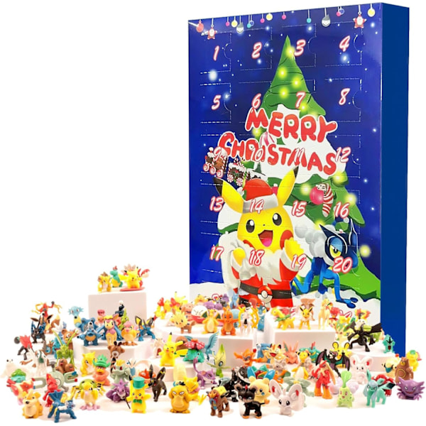 Julkalender för Barn 2024, (Uppgraderad Version) 24 Presentbitar - Slumpmässigt Stil (Blind Box), Adventskalender för Barn Style A