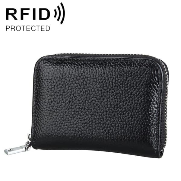 Pung med lynlås og RFID