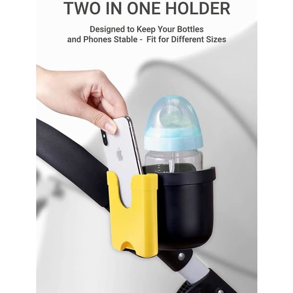 IC Universal Kopholder, Barnevogn Kopholder Med Telefonholder, Str