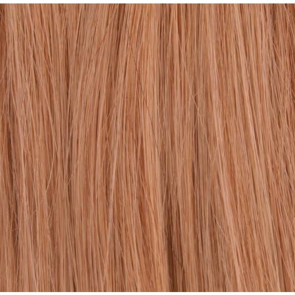 #16  - Originalt ekte løshår remy negleslinger Lysbrun 45cm 0.5g/slinge