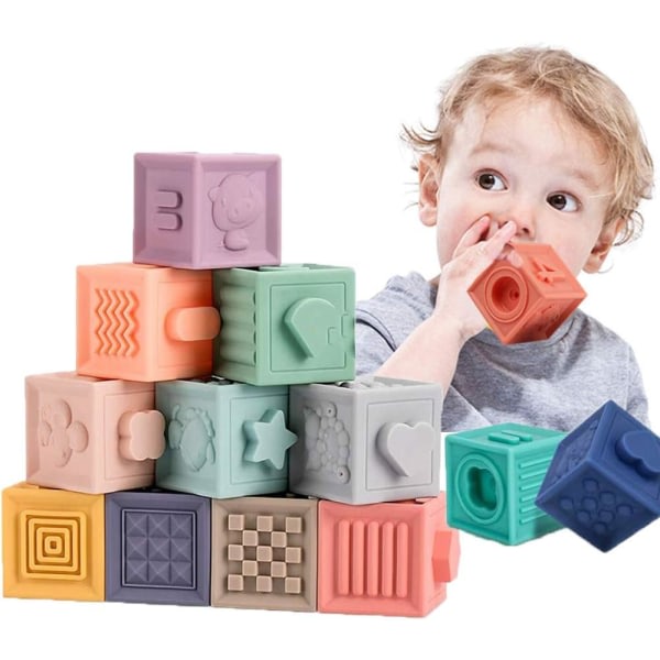 IC 12 stycken mjuka babykuber, 0-12 månader Soft baby