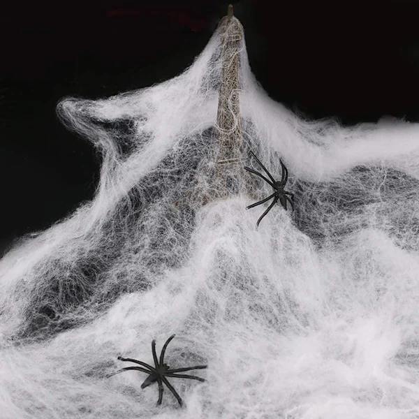 Stretchy Cobweb: Transform Your Home into a White Haunted House