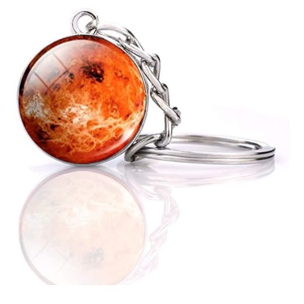 Solcellesystemets Planet Nøglering Tilbehør Vedhæng Taske Ornament Nøglering (Venus) IC