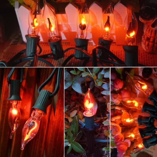 IC E14 E27 LED Edison-pære 3W 220V Flammebrannbelysning Lampara Tun 2