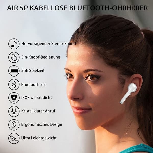 IC CNE Trådløse hodetelefoner stereo bluetooth hodetelefoner