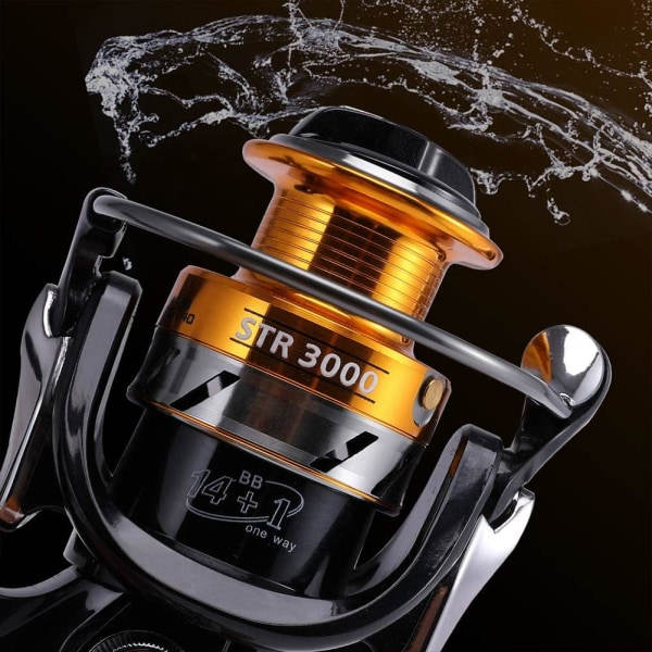 IC Spinnende Fiskerulle, Baitcasting Fiskerulle 14 + 1 Kugler