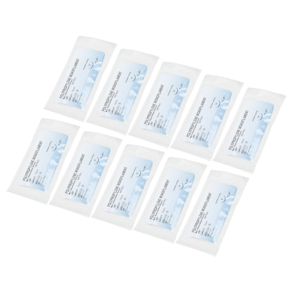 12 st Suturövningstråd Individuellt paket Polypropen sårförslutning Suturtråd Set 2/0