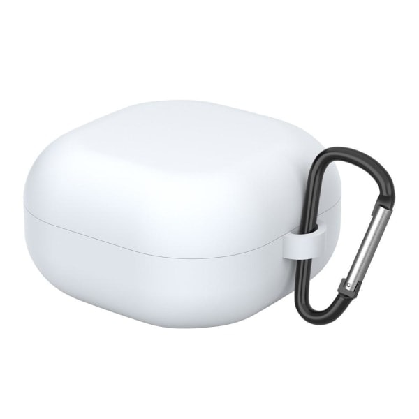Samsung Galaxy Buds 2/Pro/Live Silikonetui Med Krog - Hvid