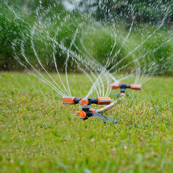 IC Puutarhasuihkutin 360° automaattinen sprinkleri (keltainen)