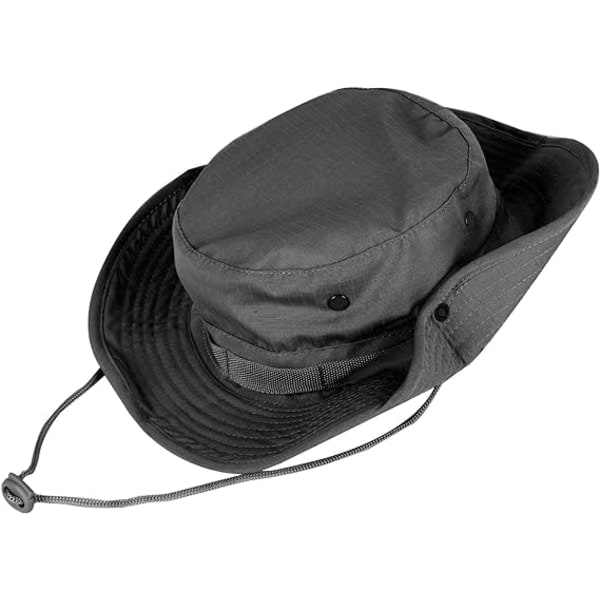 IC Solhat til mænd og kvinder - Bucket Hat med UPF 50+ - Boonie Hat - Foldbar UV-beskyttelse - Vandring, Strand, Fiskeri, Sommersafari